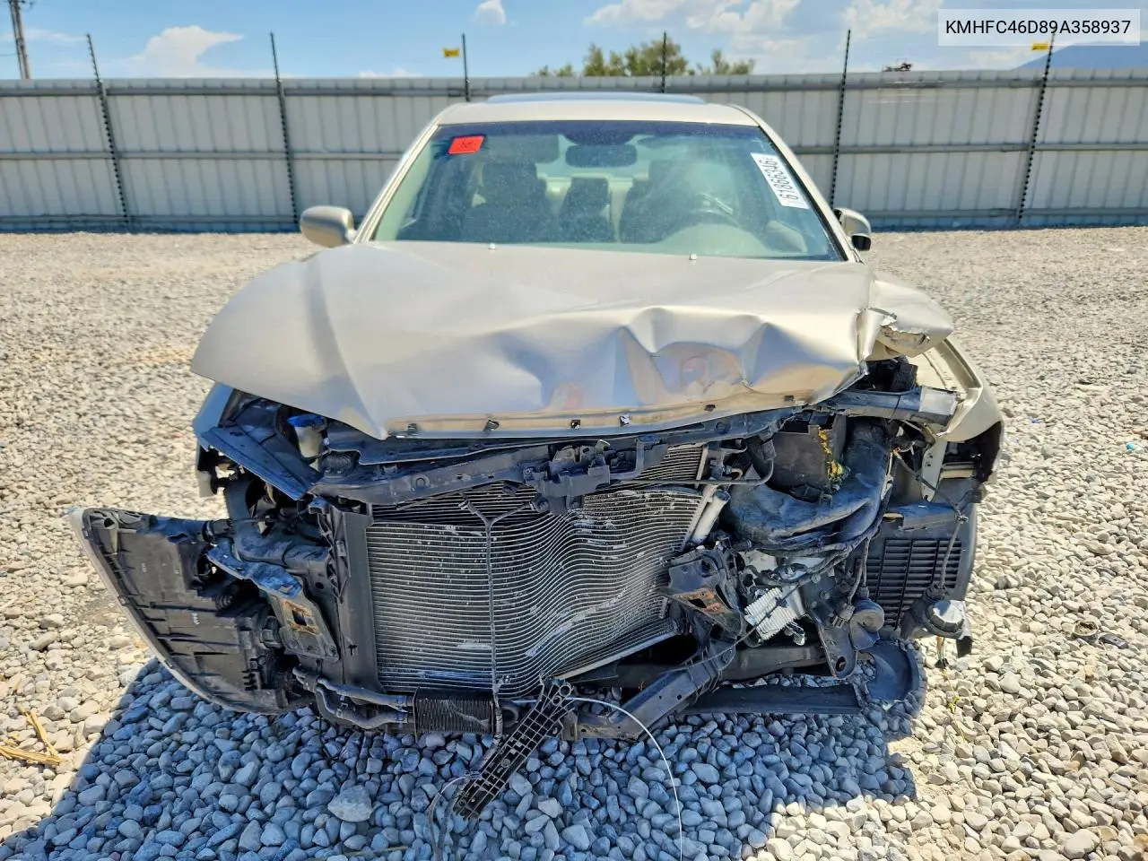 2009 Hyundai Azera Gls VIN: KMHFC46D89A358937 Lot: 61866346