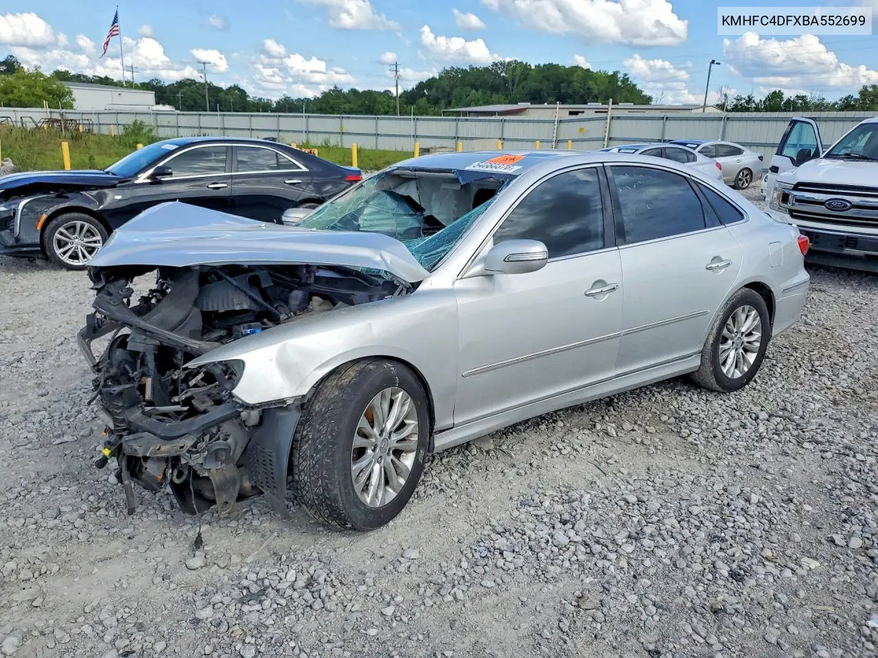 2011 Hyundai Azera Limited VIN: KMHFC4DFXBA552699 Lot: 54668376