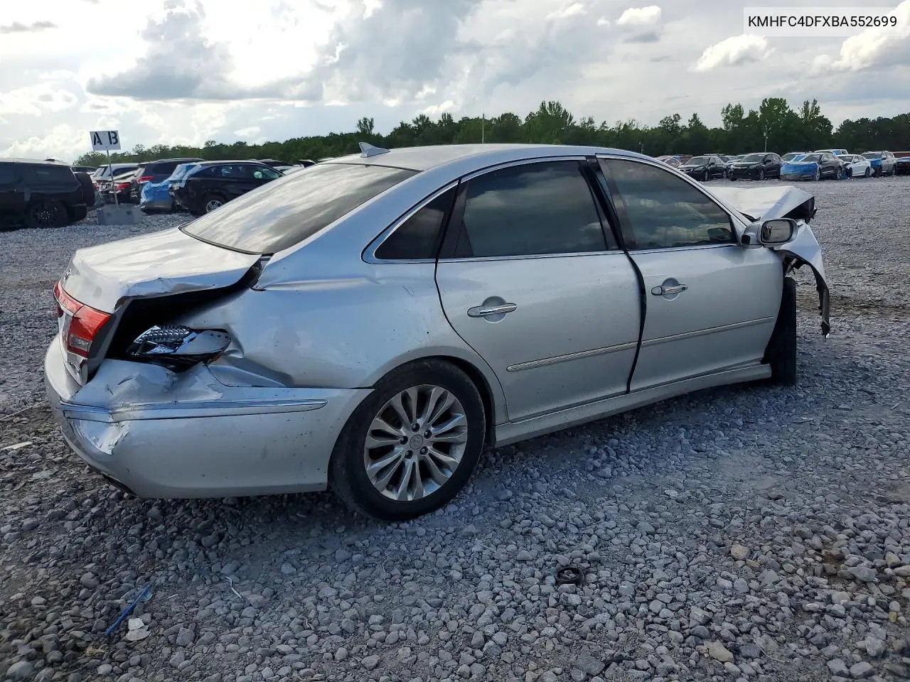 2011 Hyundai Azera Limited VIN: KMHFC4DFXBA552699 Lot: 54668376
