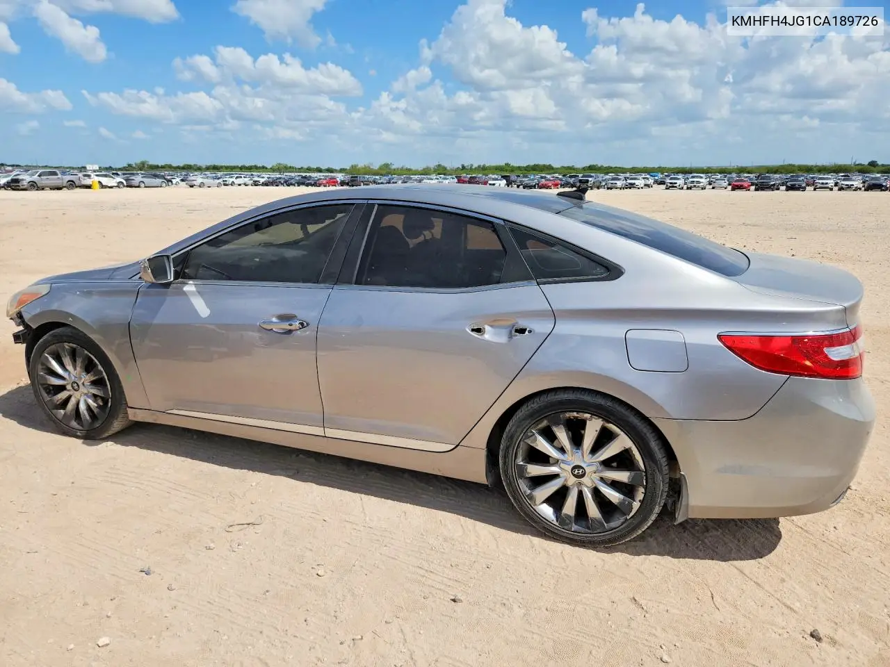 2012 Hyundai Azera Base VIN: KMHFH4JG1CA189726 Lot: 60035026