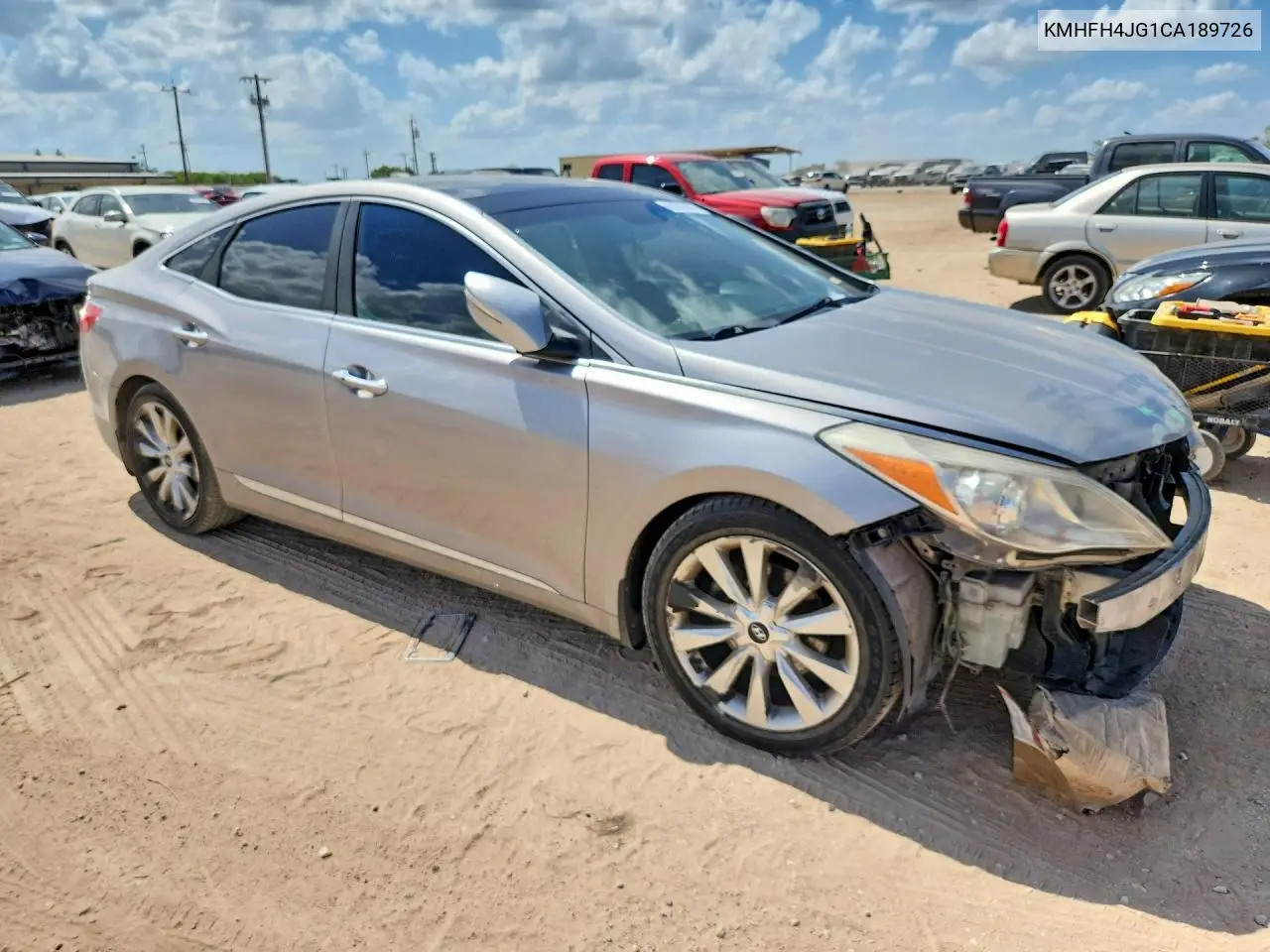 2012 Hyundai Azera Base VIN: KMHFH4JG1CA189726 Lot: 60035026