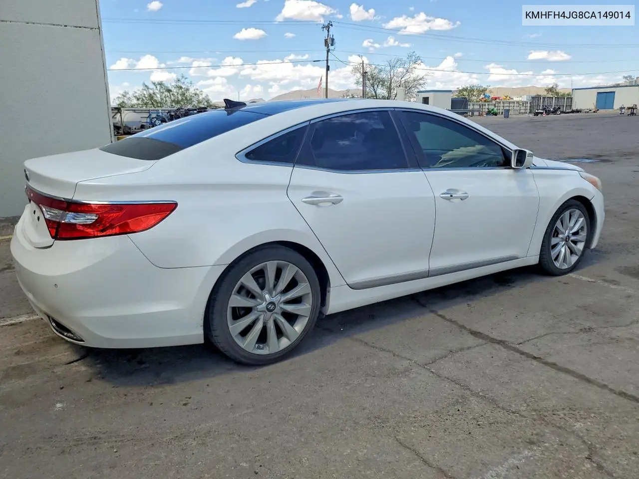 2012 Hyundai Azera Base VIN: KMHFH4JG8CA149014 Lot: 74515485