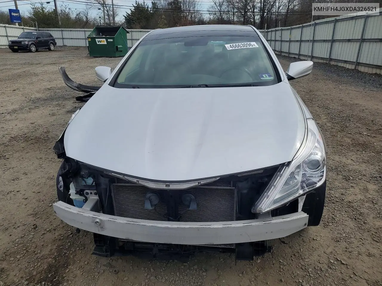 2013 Hyundai Azera Base VIN: KMHFH4JGXDA326521 Lot: 46663096