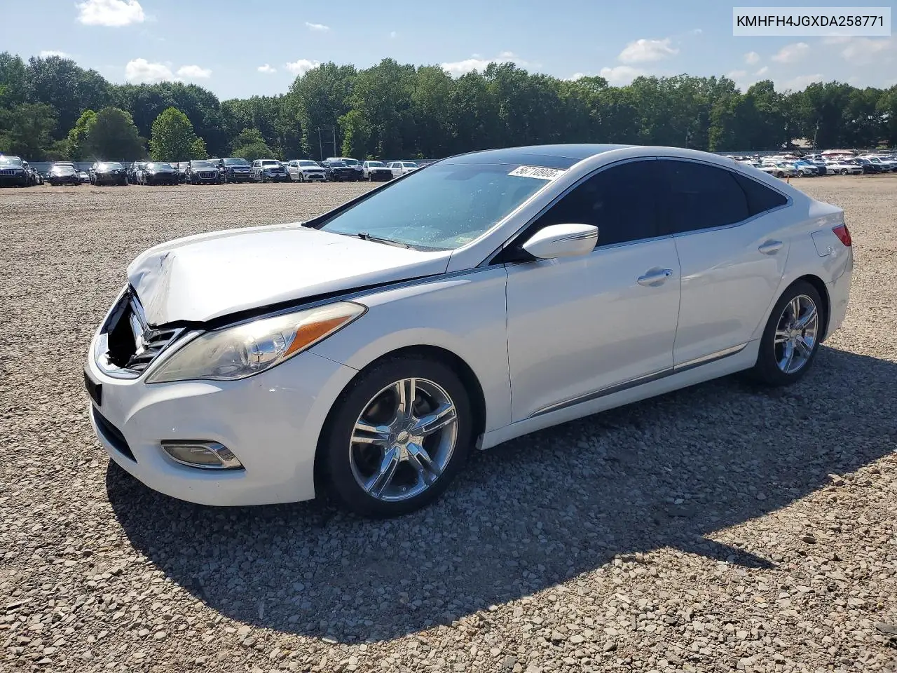 2013 Hyundai Azera Base VIN: KMHFH4JGXDA258771 Lot: 56710986
