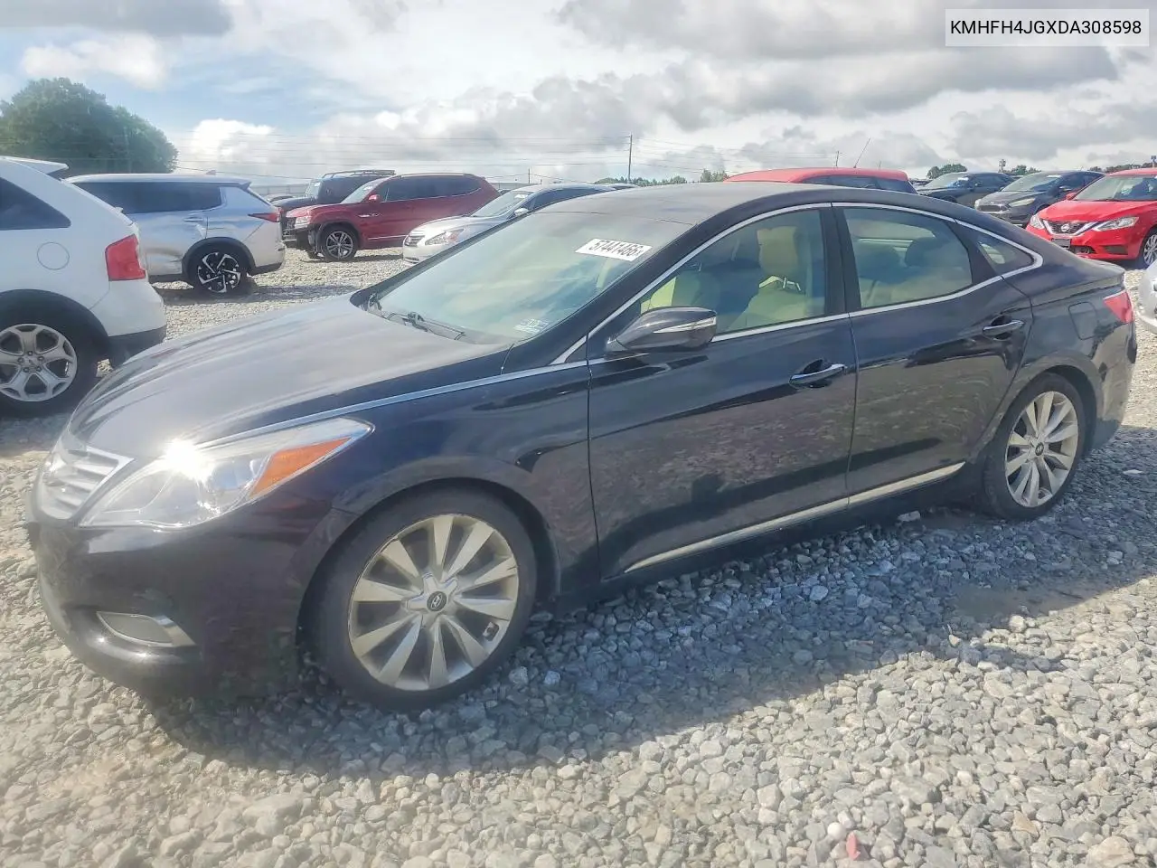 2013 Hyundai Azera Base VIN: KMHFH4JGXDA308598 Lot: 57441466