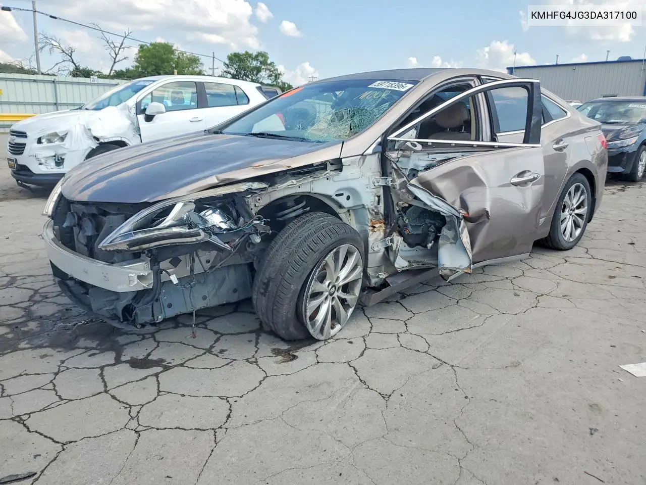 2013 Hyundai Azera Base VIN: KMHFG4JG3DA317100 Lot: 59718396