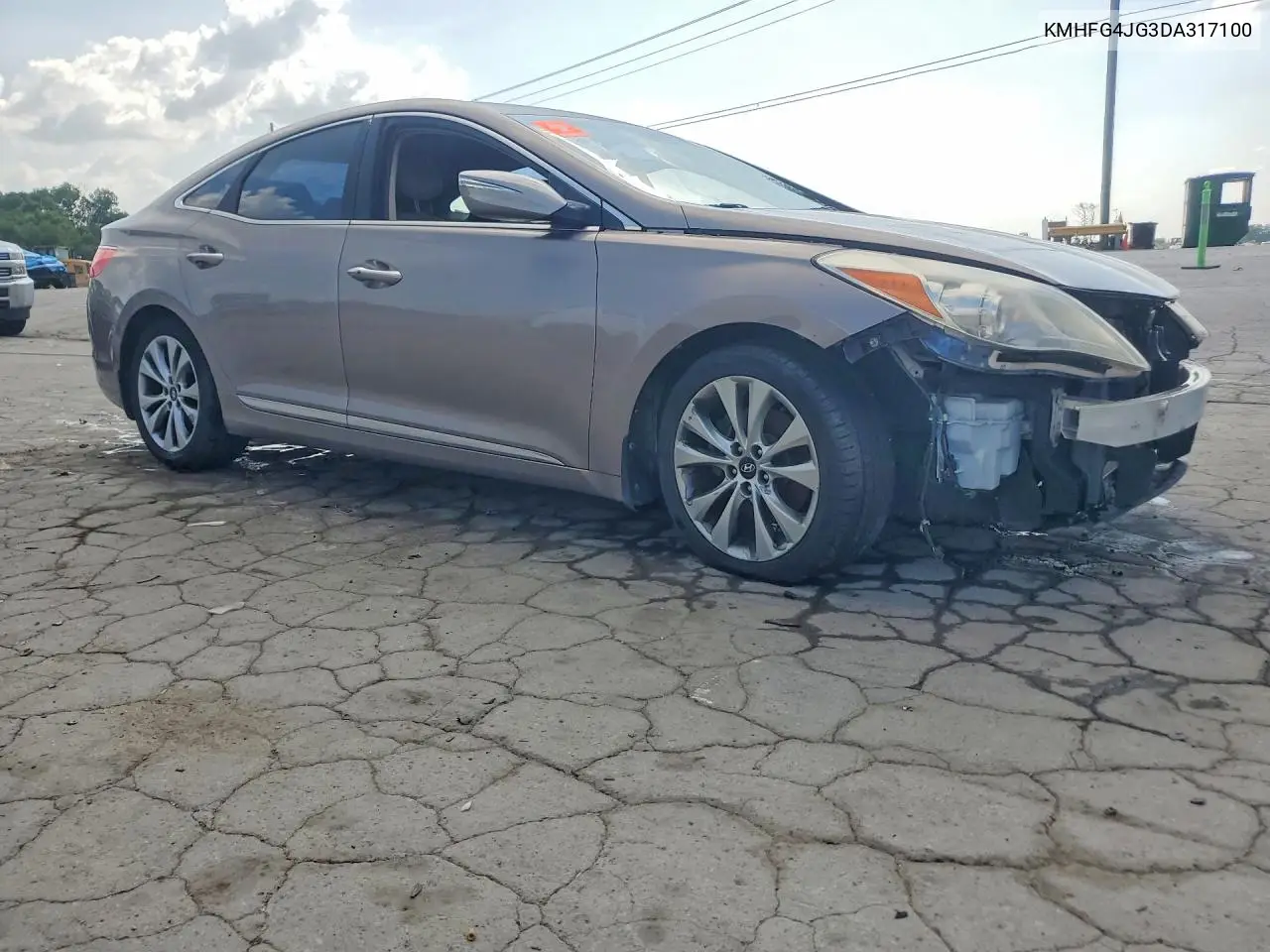 2013 Hyundai Azera Base VIN: KMHFG4JG3DA317100 Lot: 59718396
