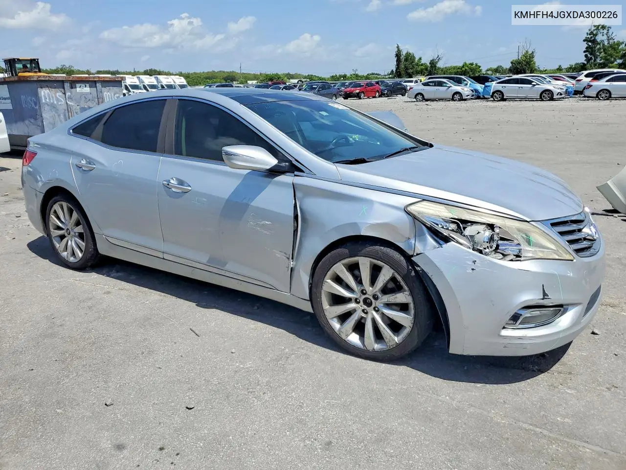 2013 Hyundai Azera Base VIN: KMHFH4JGXDA300226 Lot: 61773536