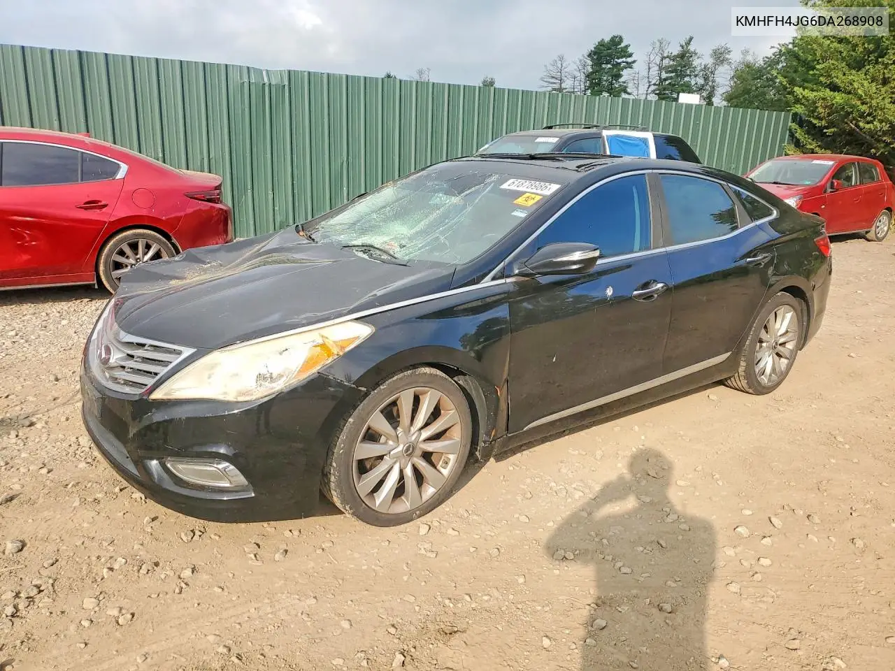 2013 Hyun Azera VIN: KMHFH4JG6DA268908 Lot: 61878986
