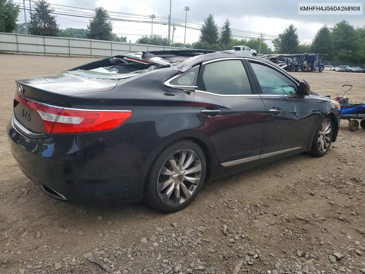 2013 Hyun Azera VIN: KMHFH4JG6DA268908 Lot: 61878986