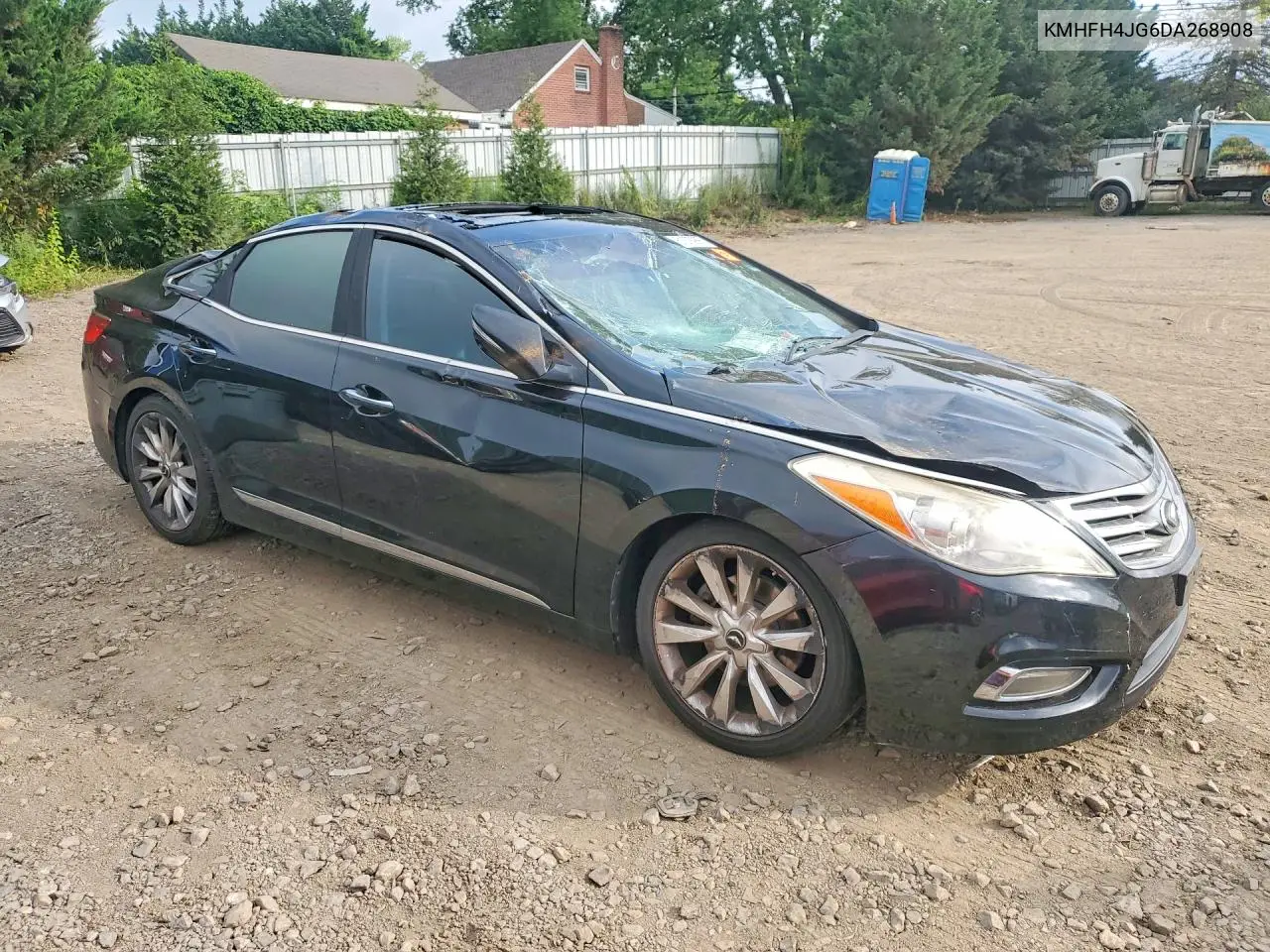 2013 Hyun Azera VIN: KMHFH4JG6DA268908 Lot: 61878986