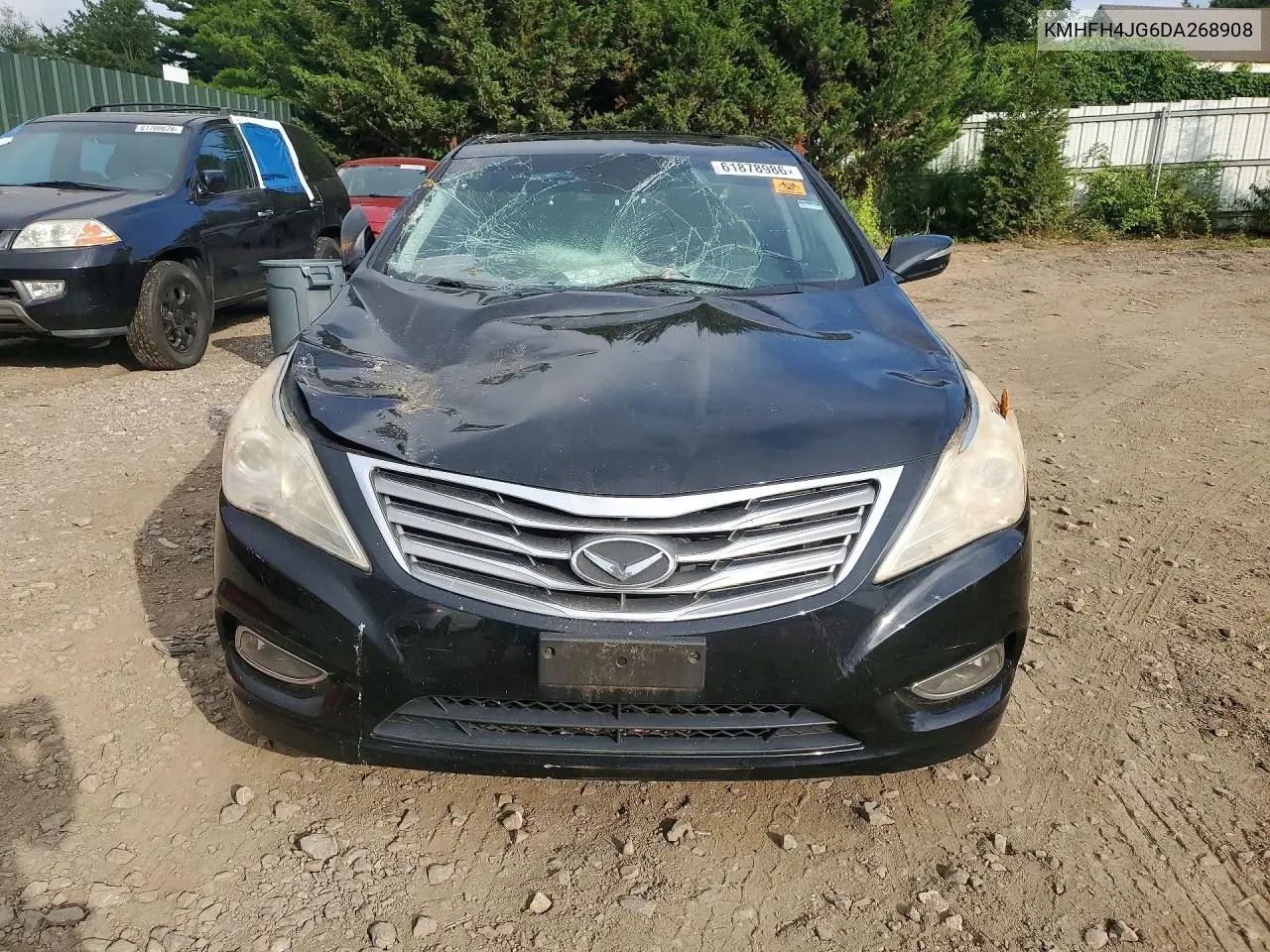 2013 Hyun Azera VIN: KMHFH4JG6DA268908 Lot: 61878986