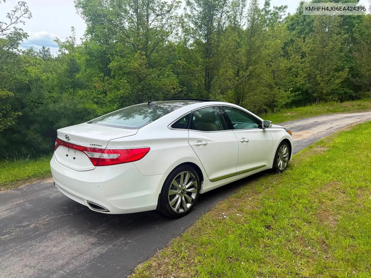 2014 Hyundai Azera Limited VIN: KMHFH4JG6EA424396 Lot: 56126166