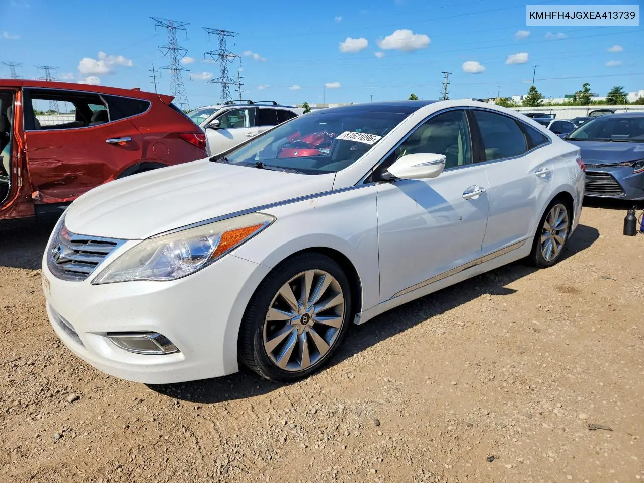 2014 Hyundai Azera Limited VIN: KMHFH4JGXEA413739 Lot: 61521096