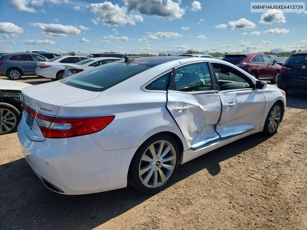 2014 Hyundai Azera Limited VIN: KMHFH4JGXEA413739 Lot: 61521096