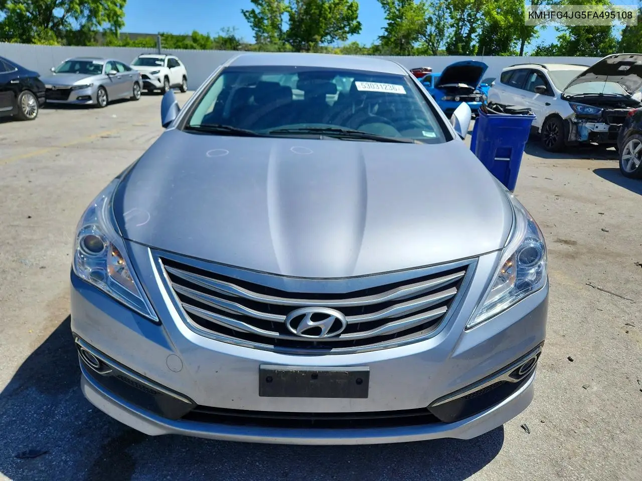 2015 Hyundai Azera Base VIN: KMHFG4JG5FA495108 Lot: 53031236
