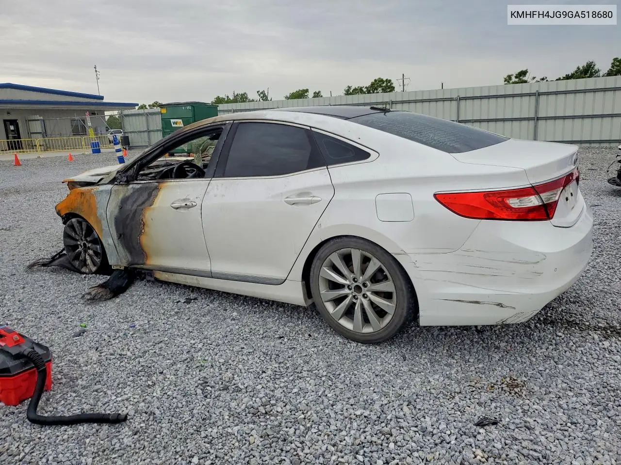 2016 Hyundai Azera Limited VIN: KMHFH4JG9GA518680 Lot: 50152436