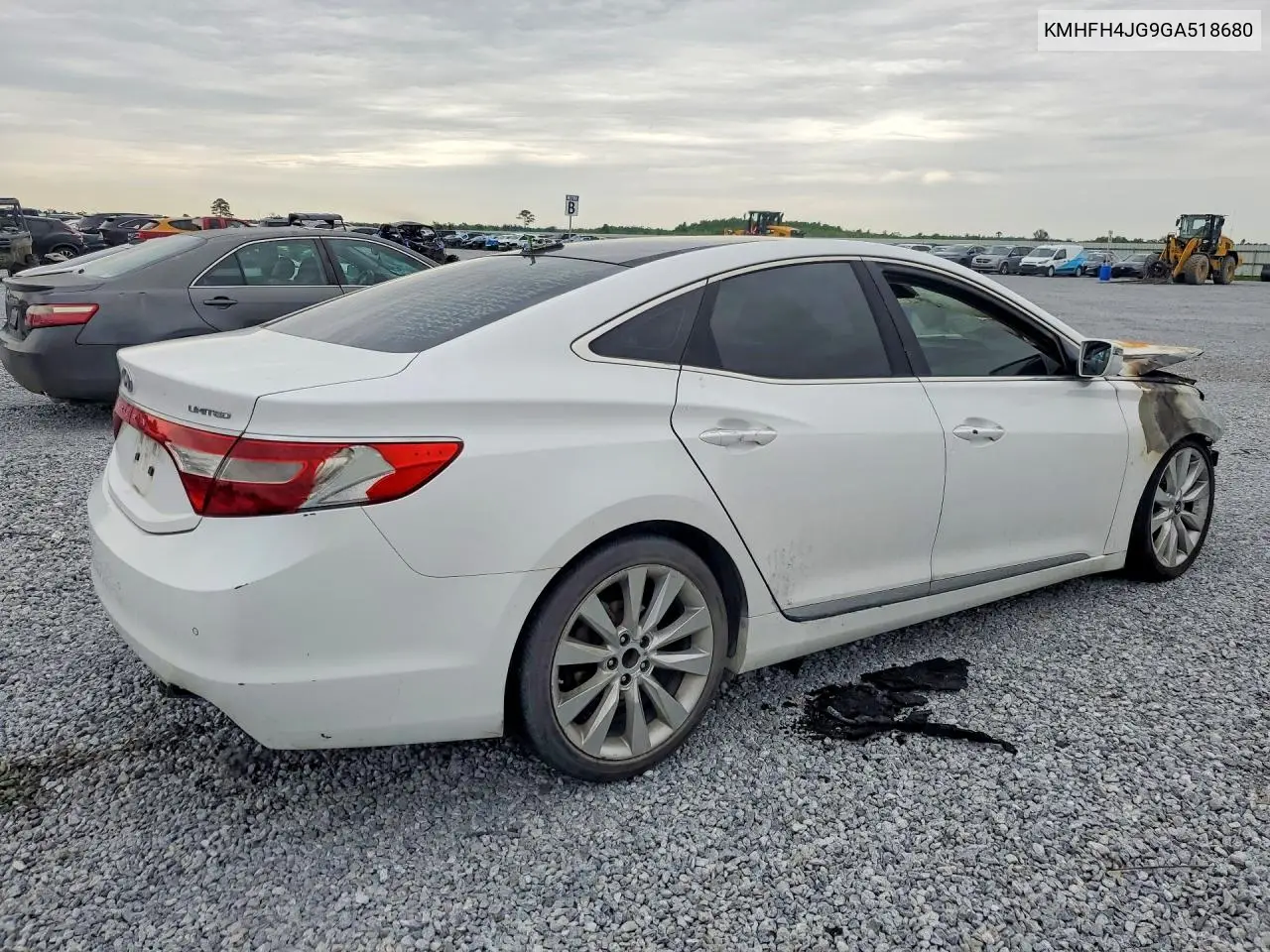 2016 Hyundai Azera Limited VIN: KMHFH4JG9GA518680 Lot: 50152436