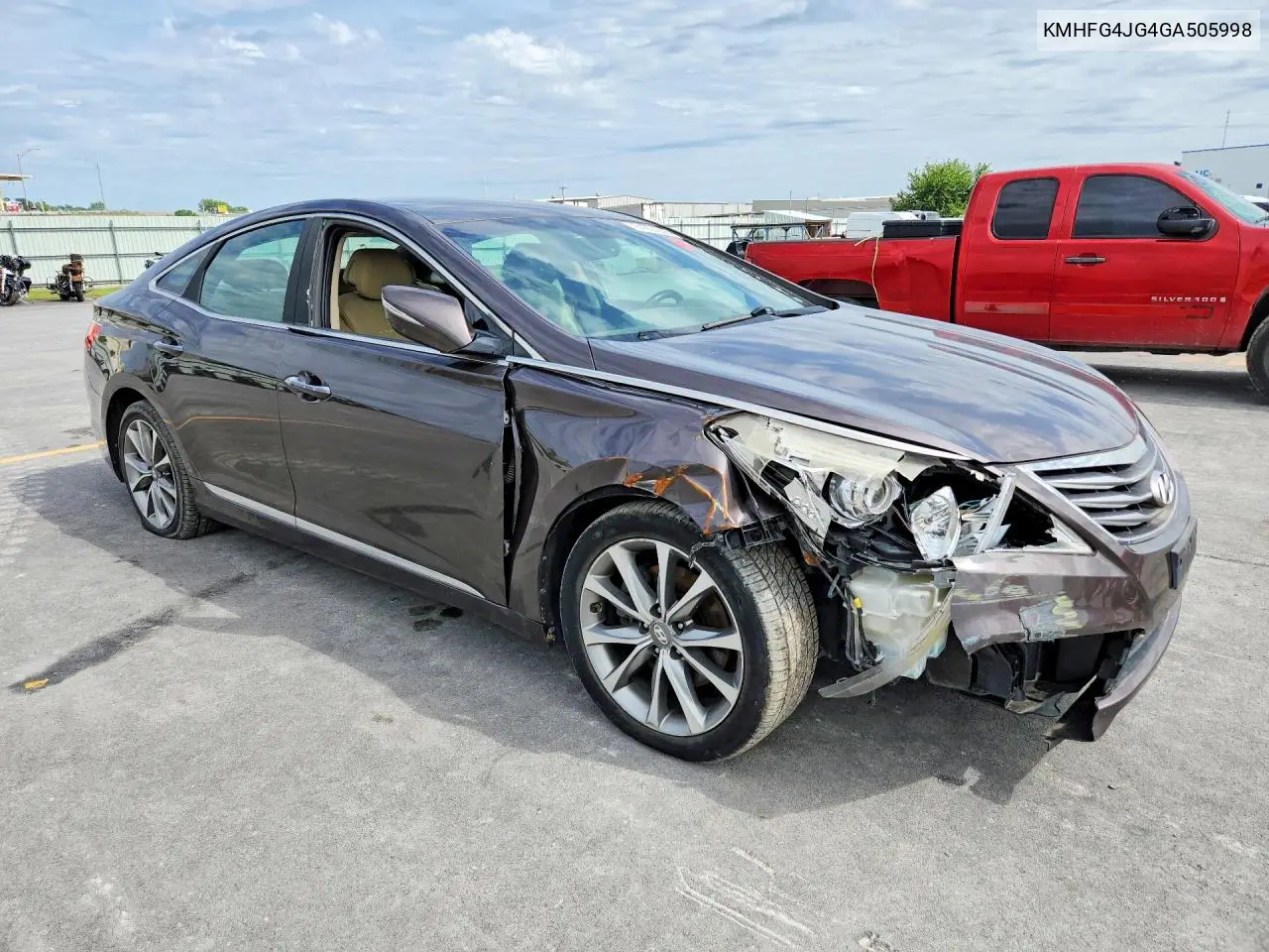 2016 Hyundai Azera Base VIN: KMHFG4JG4GA505998 Lot: 51804346