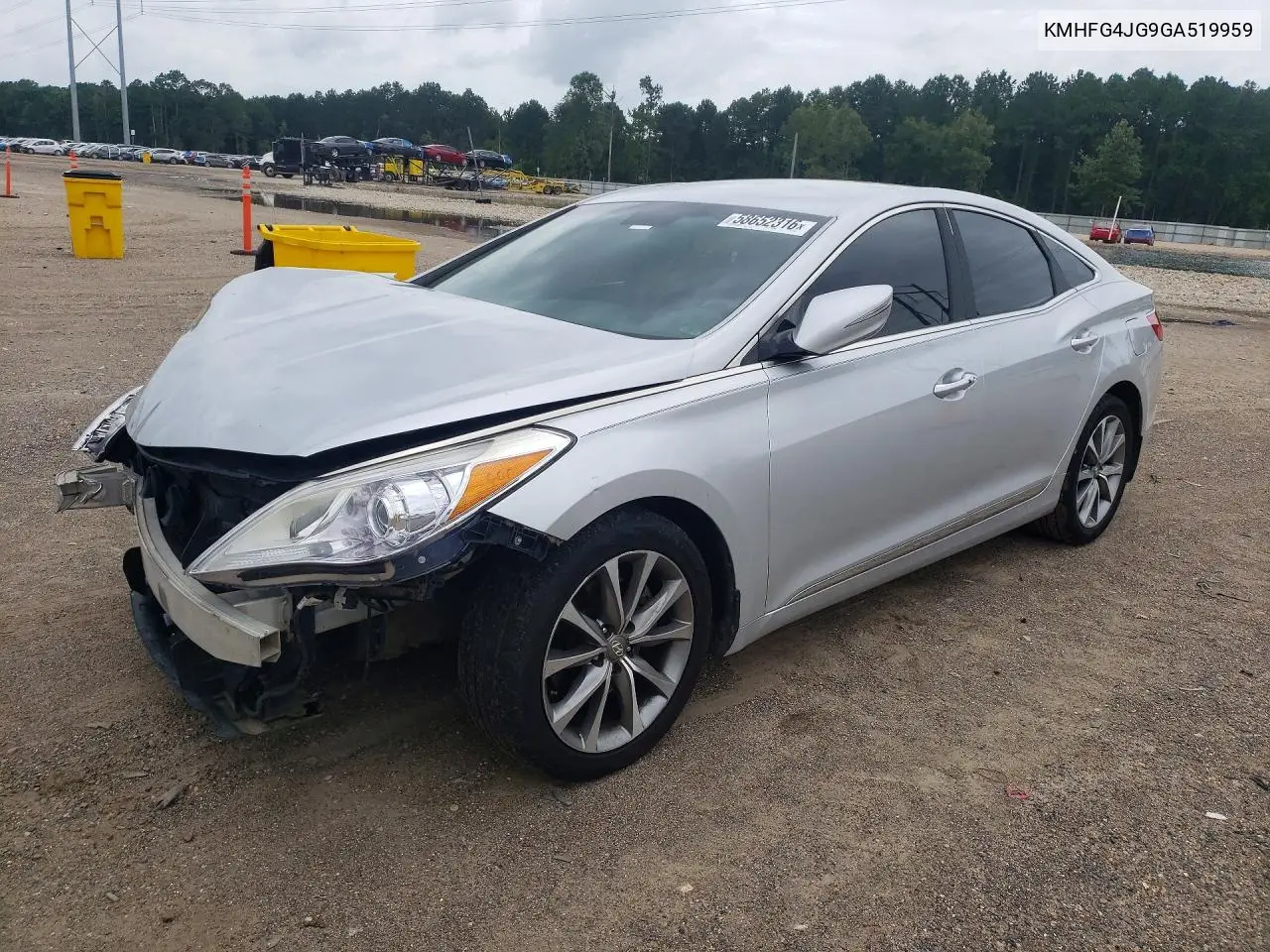 2016 Hyundai Azera Base VIN: KMHFG4JG9GA519959 Lot: 58652316