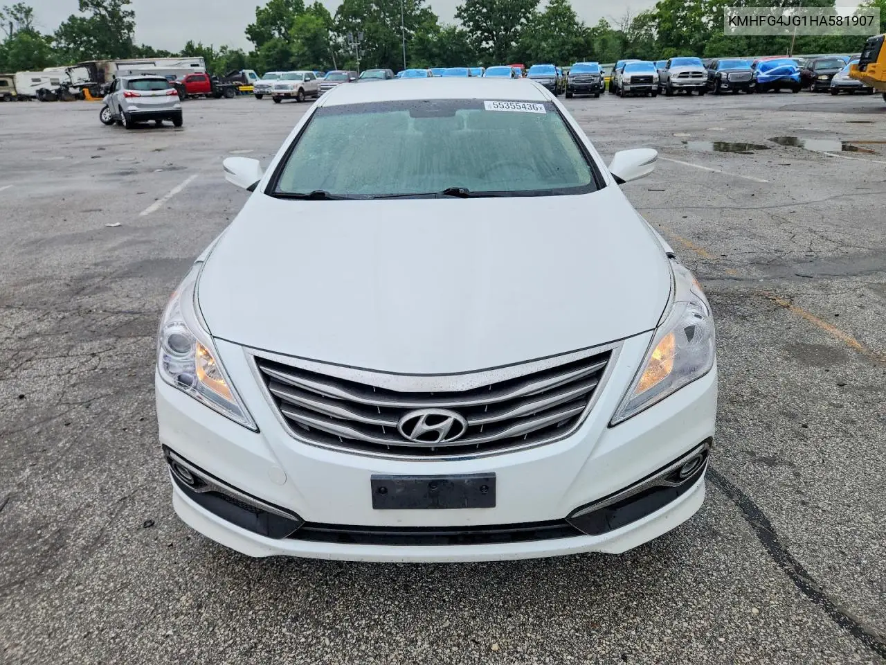 2017 Hyundai Azera Base VIN: KMHFG4JG1HA581907 Lot: 55355436