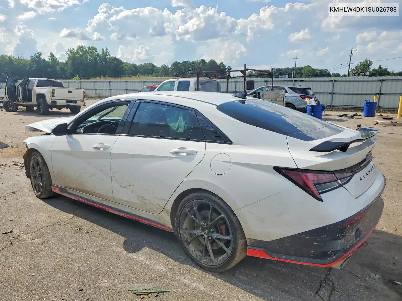 2025 Hyundai Elantra N Base VIN: KMHLW4DK1SU026788 Lot: 60051036