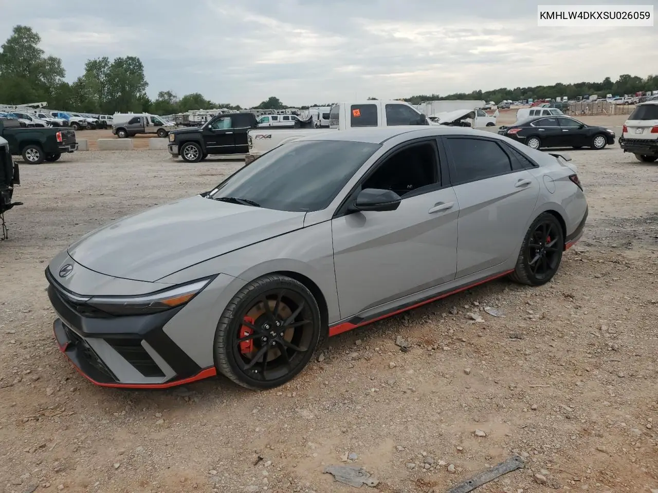 2025 Hyundai Elantra N VIN: KMHLW4DKXSU026059 Lot: 71441205