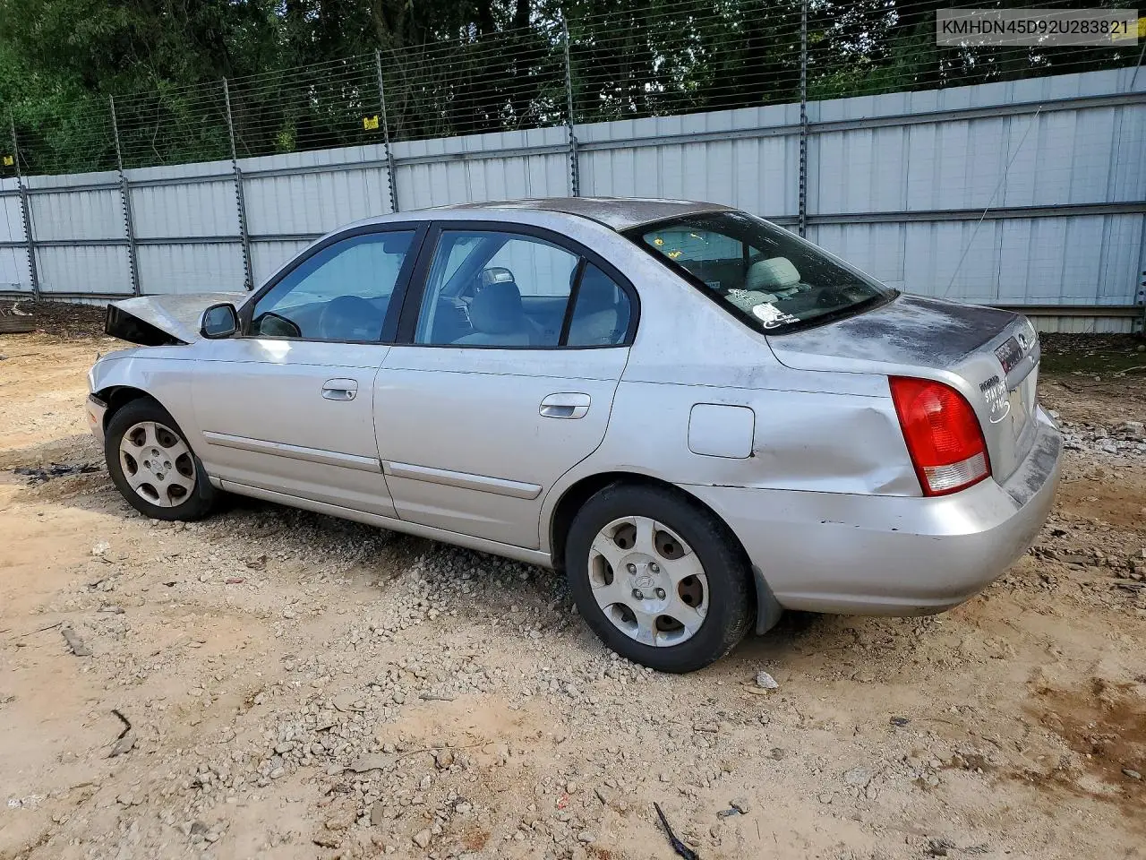 2002 Hyundai Elantra Gls VIN: KMHDN45D92U283821 Lot: 61544776