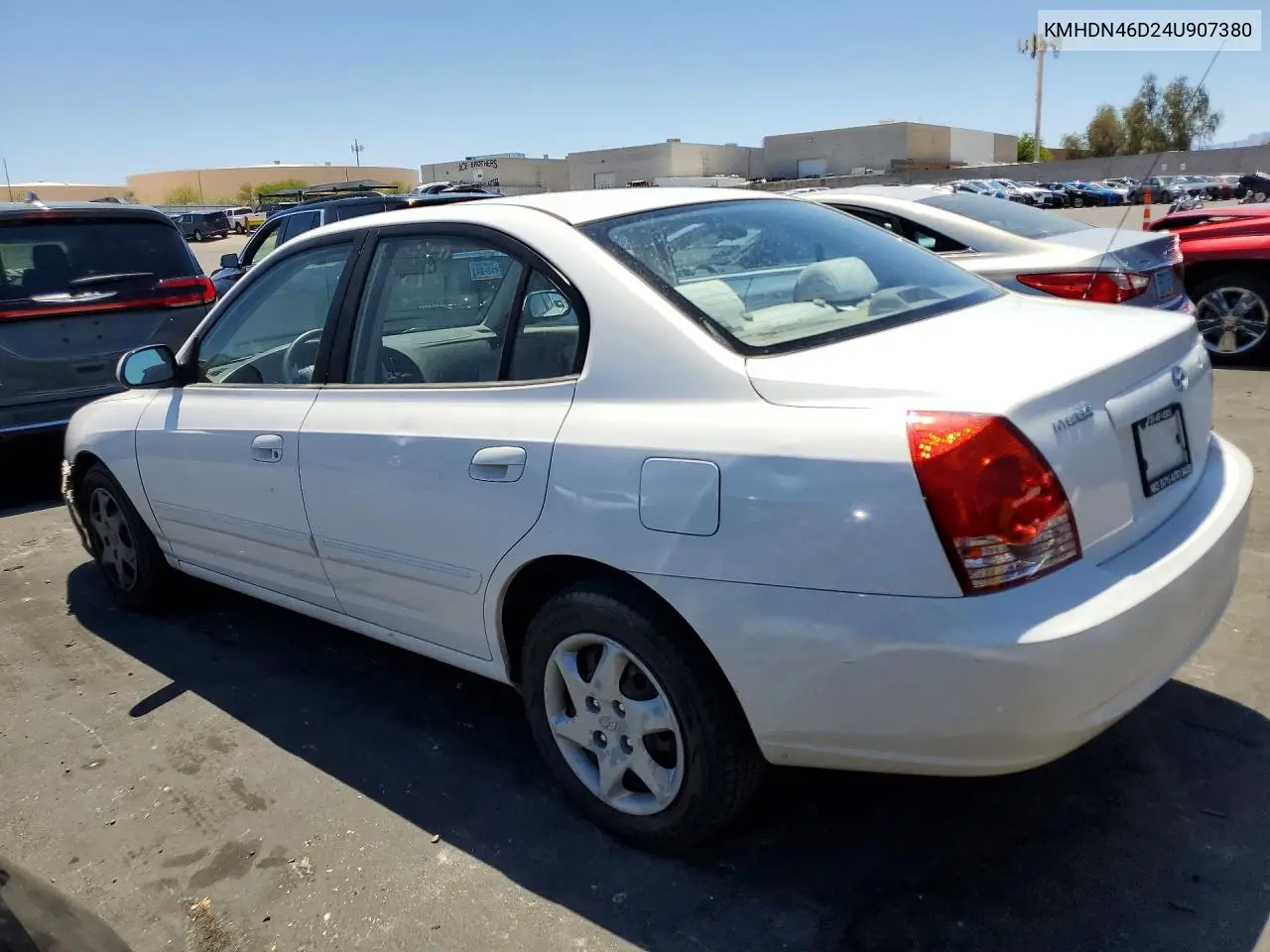 2004 Hyundai Elantra Gls VIN: KMHDN46D24U907380 Lot: 54925116