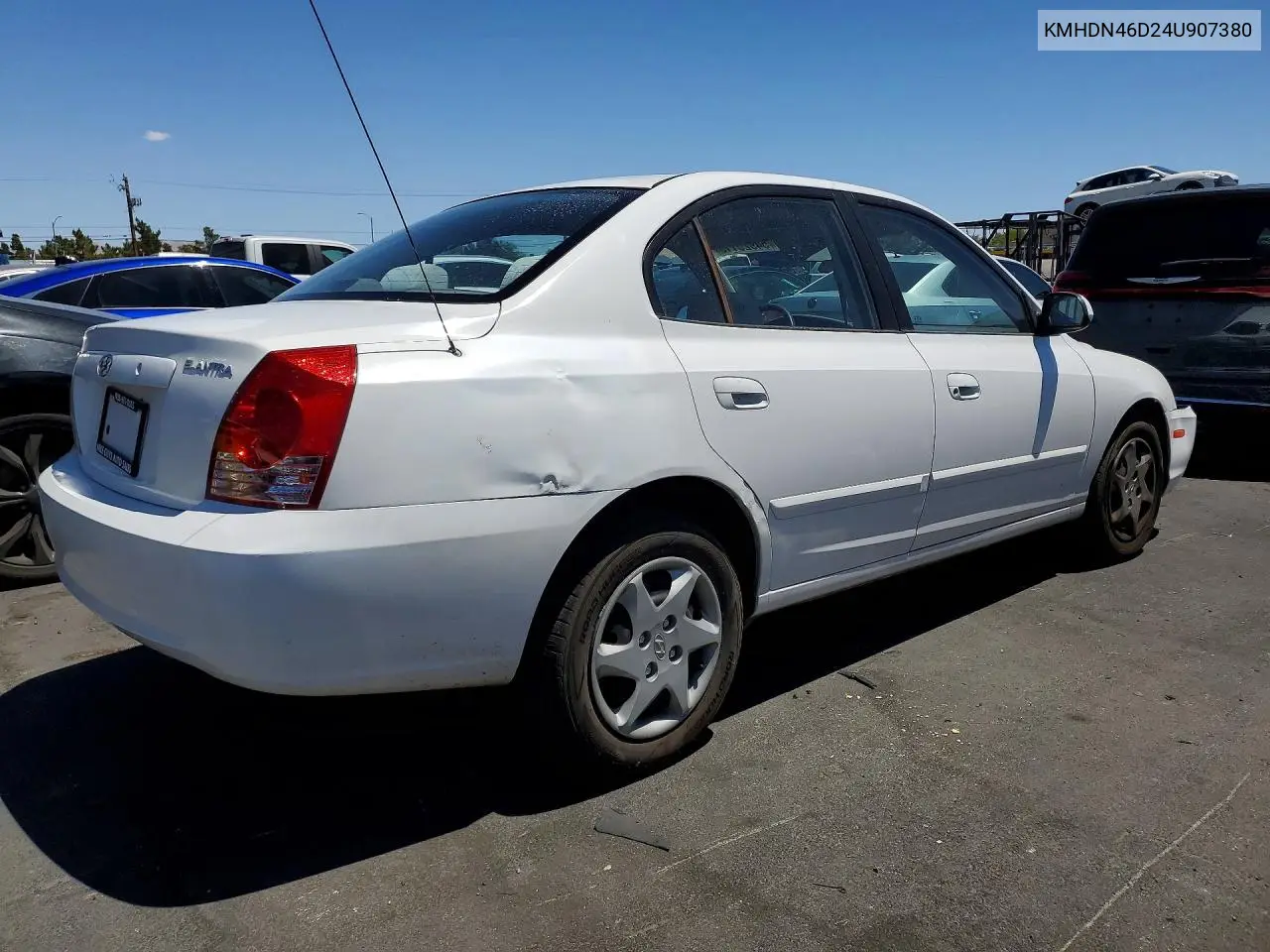 2004 Hyundai Elantra Gls VIN: KMHDN46D24U907380 Lot: 54925116