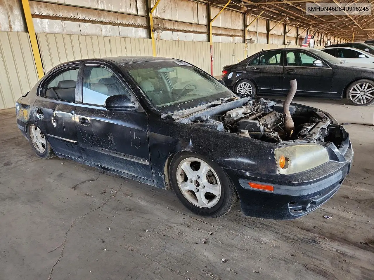 2004 Hyundai Elantra Gls VIN: KMHDN46D84U916245 Lot: 60387296