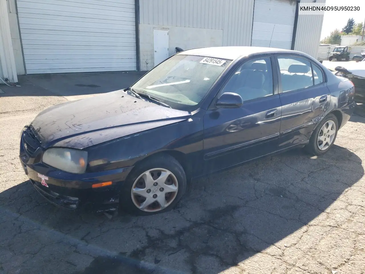 KMHDN46D95U950230 2005 Hyundai Elantra Gls