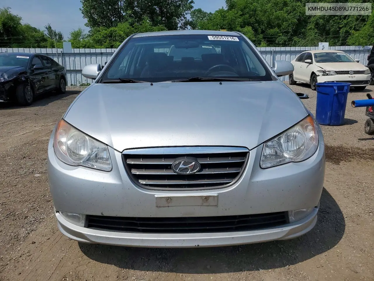 2009 Hyundai Elantra Gls VIN: KMHDU45D89U771266 Lot: 59551216