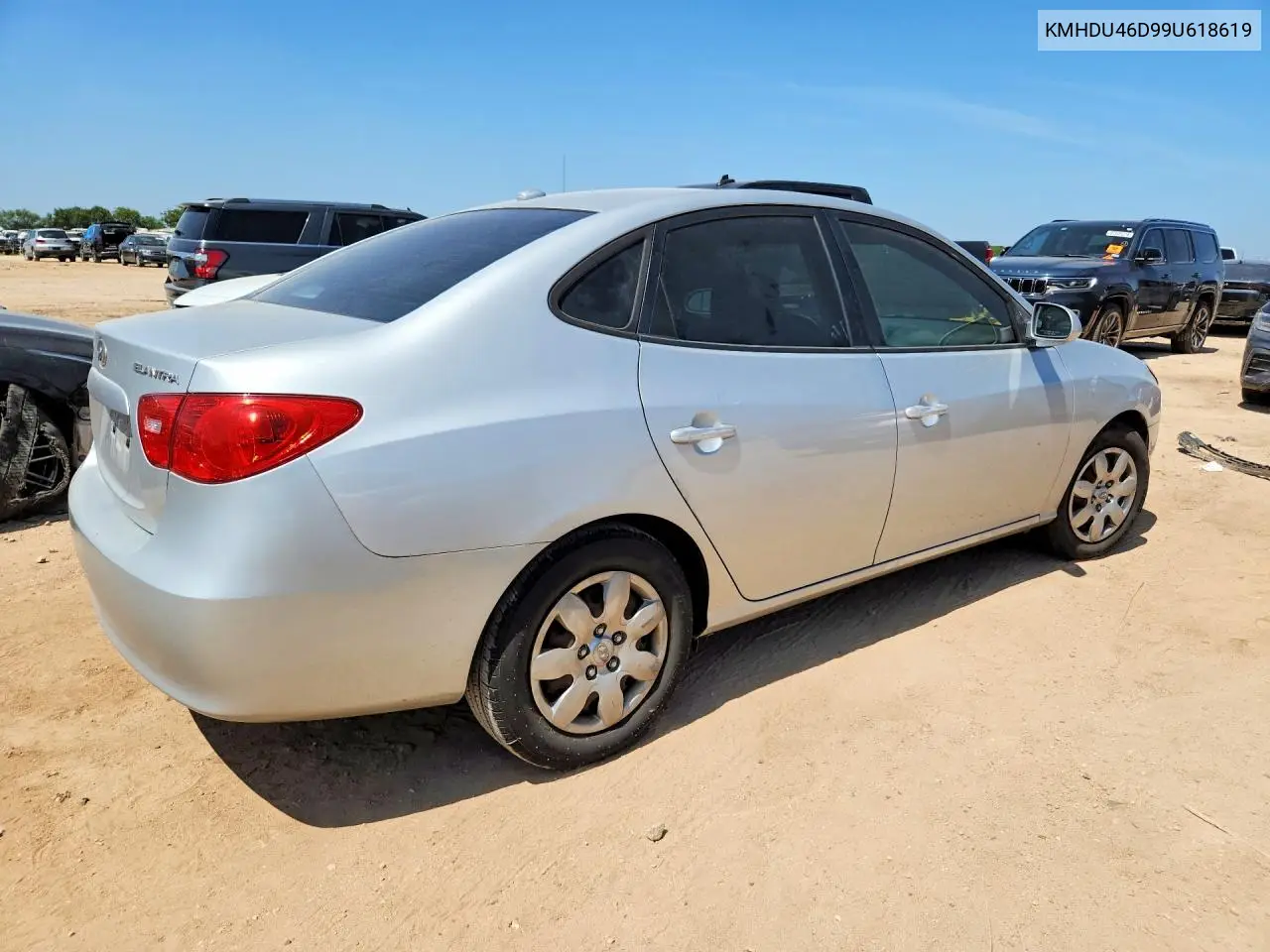 2009 Hyundai Elantra Gls VIN: KMHDU46D99U618619 Lot: 61620276