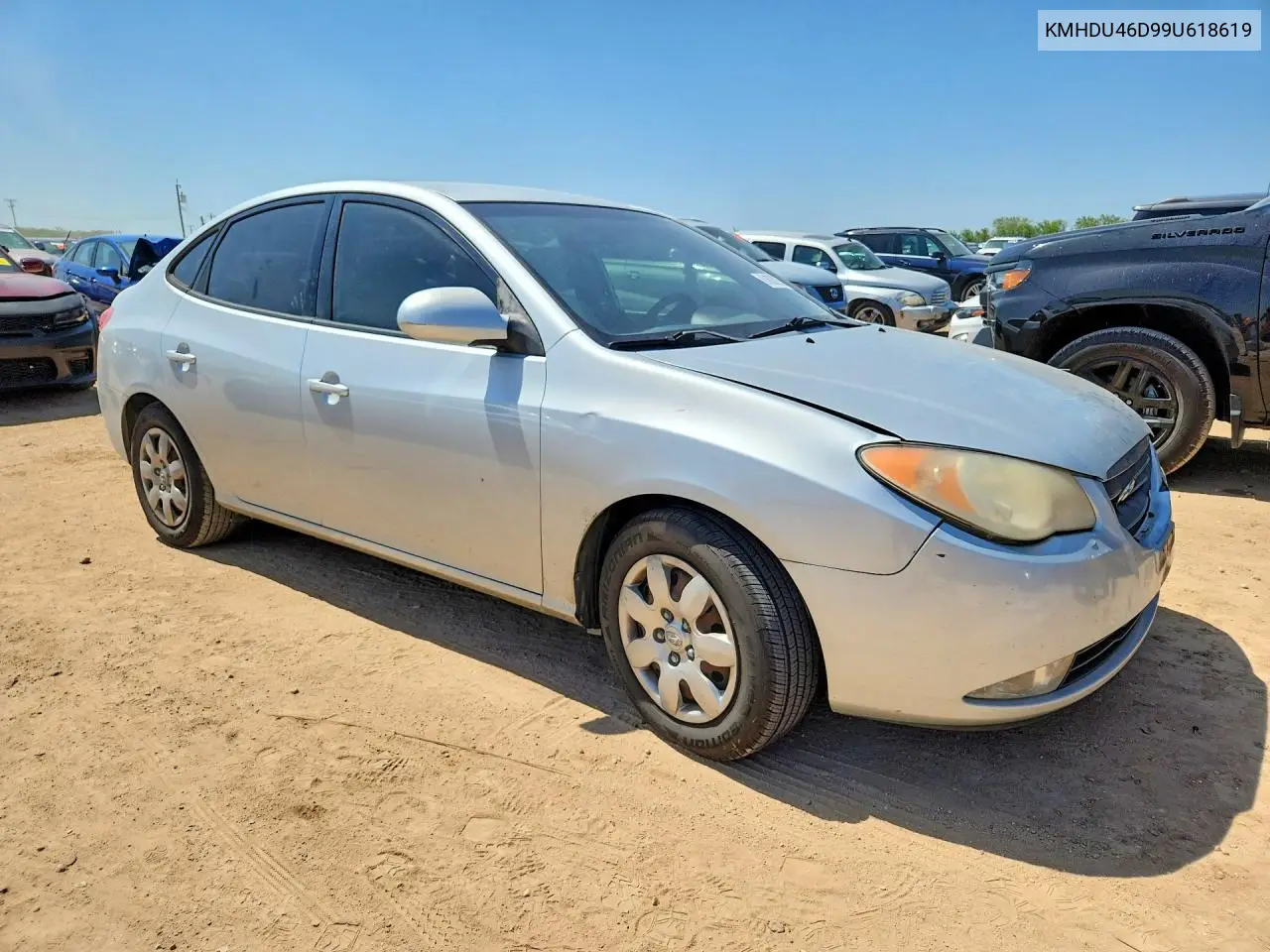 2009 Hyundai Elantra Gls VIN: KMHDU46D99U618619 Lot: 61620276