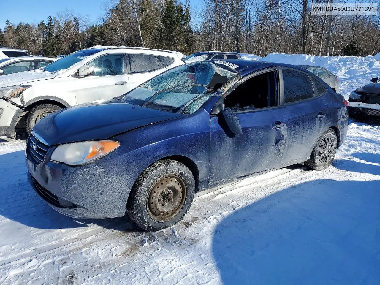 2009 Hyundai Elantra Gl 4Dr