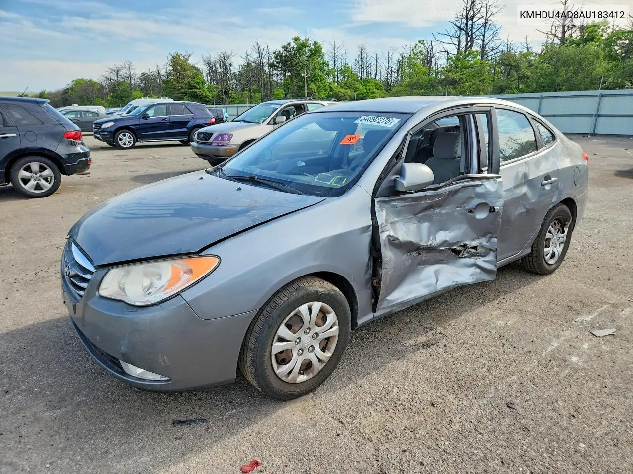 KMHDU4AD8AU183412 2010 Hyundai Elantra Gls