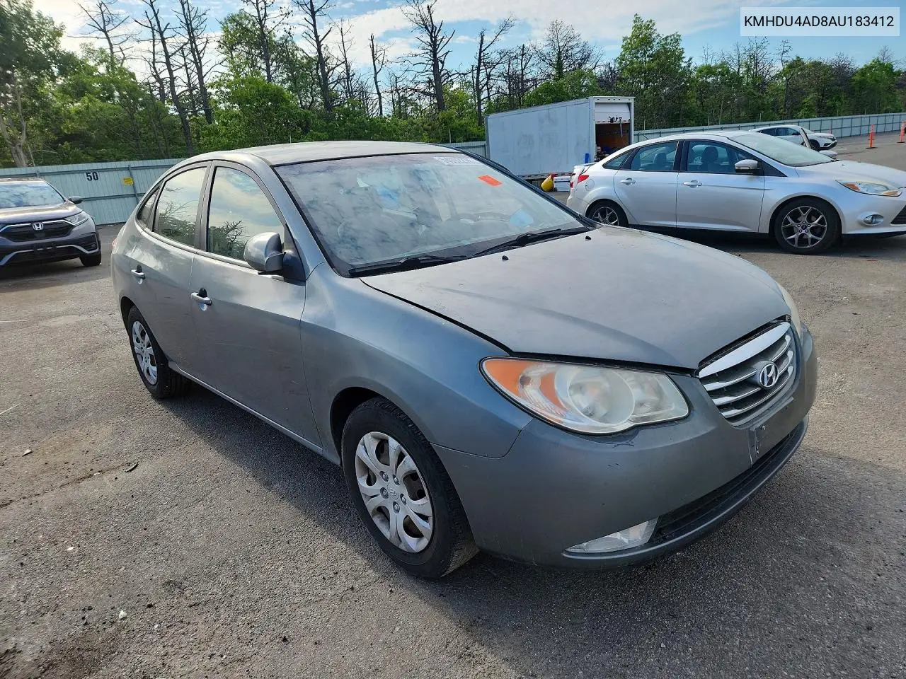 KMHDU4AD8AU183412 2010 Hyundai Elantra Gls