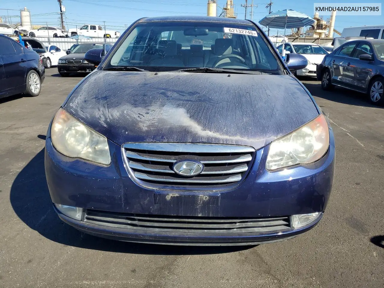 2010 Hyundai Elantra Gls VIN: KMHDU4AD2AU157985 Lot: 62132746