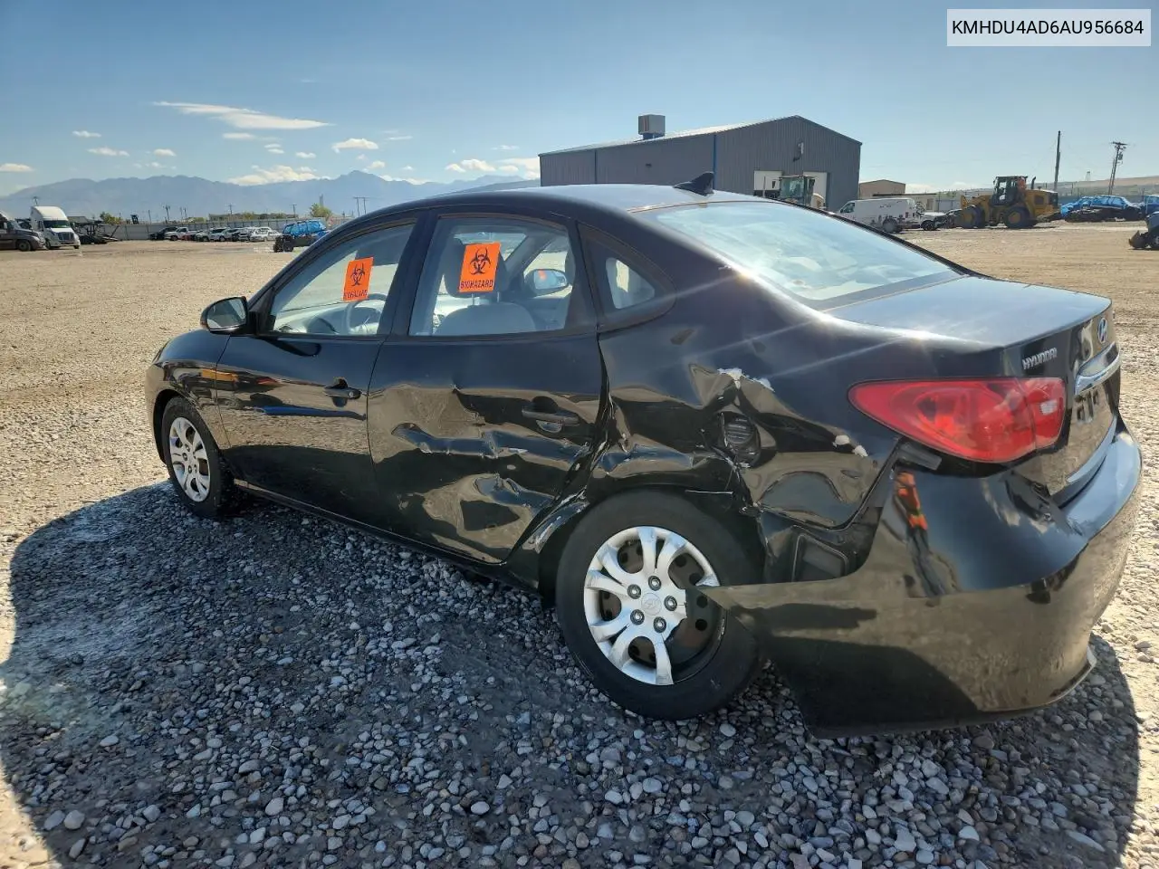 KMHDU4AD6AU956684 2010 Hyundai Elantra Blue