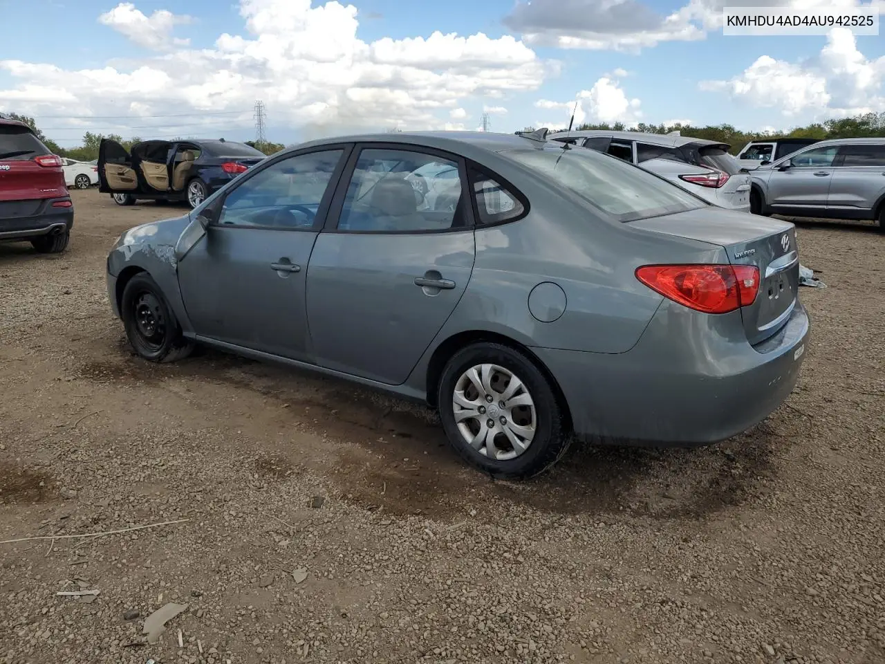 KMHDU4AD4AU942525 2010 Hyundai Elantra Gls