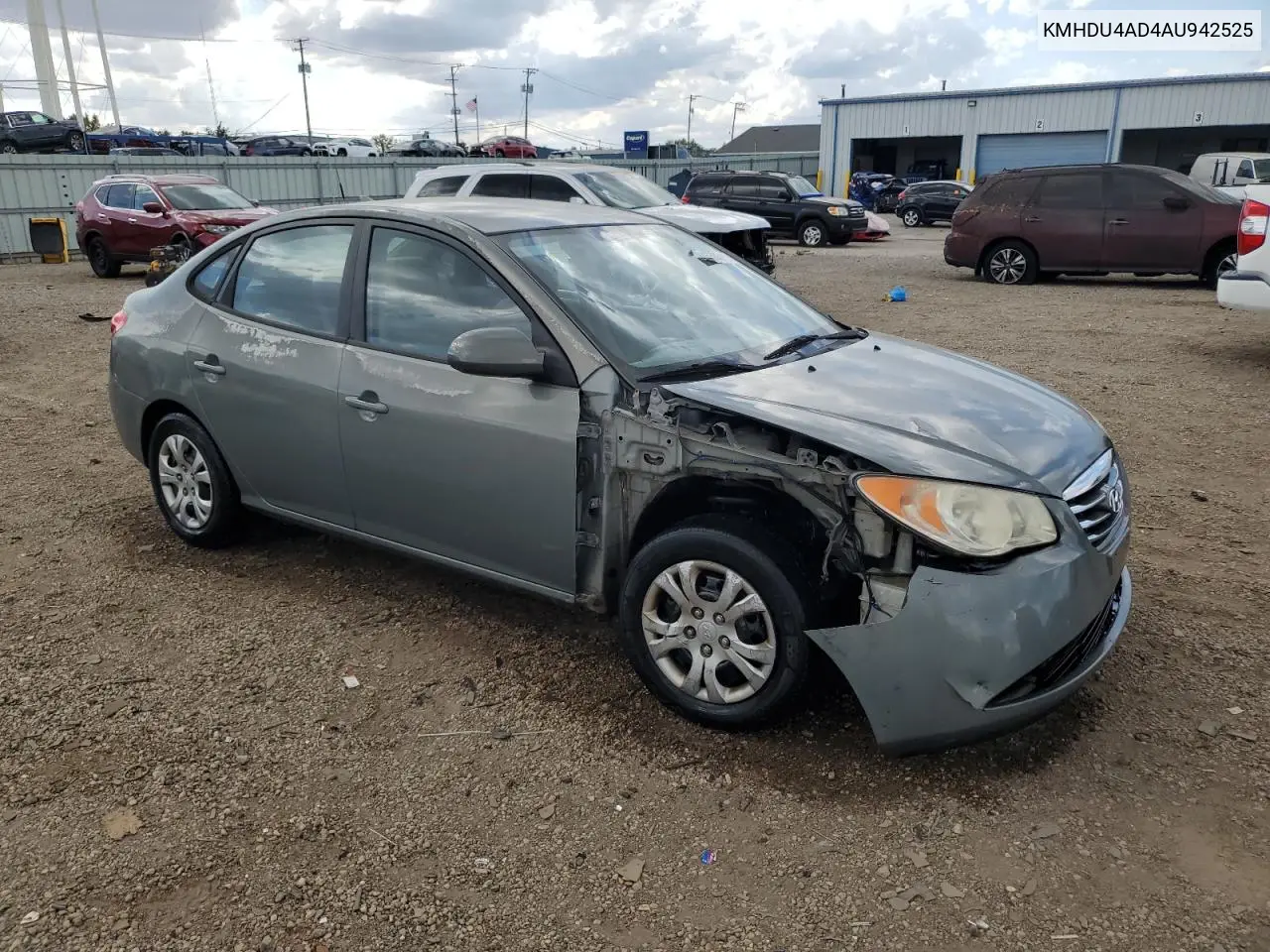 KMHDU4AD4AU942525 2010 Hyundai Elantra Gls