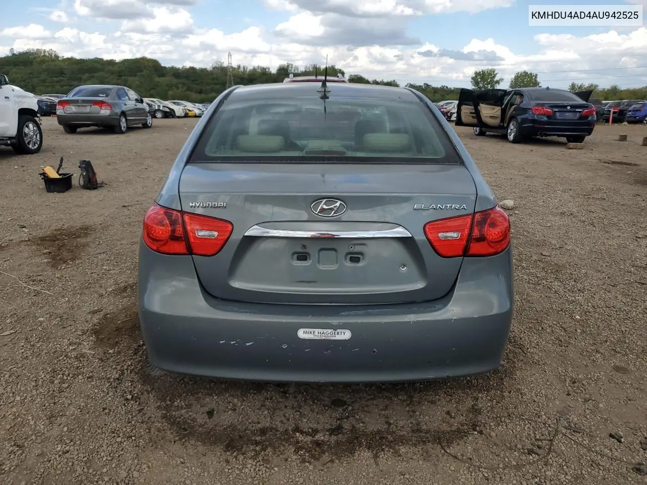 KMHDU4AD4AU942525 2010 Hyundai Elantra Gls