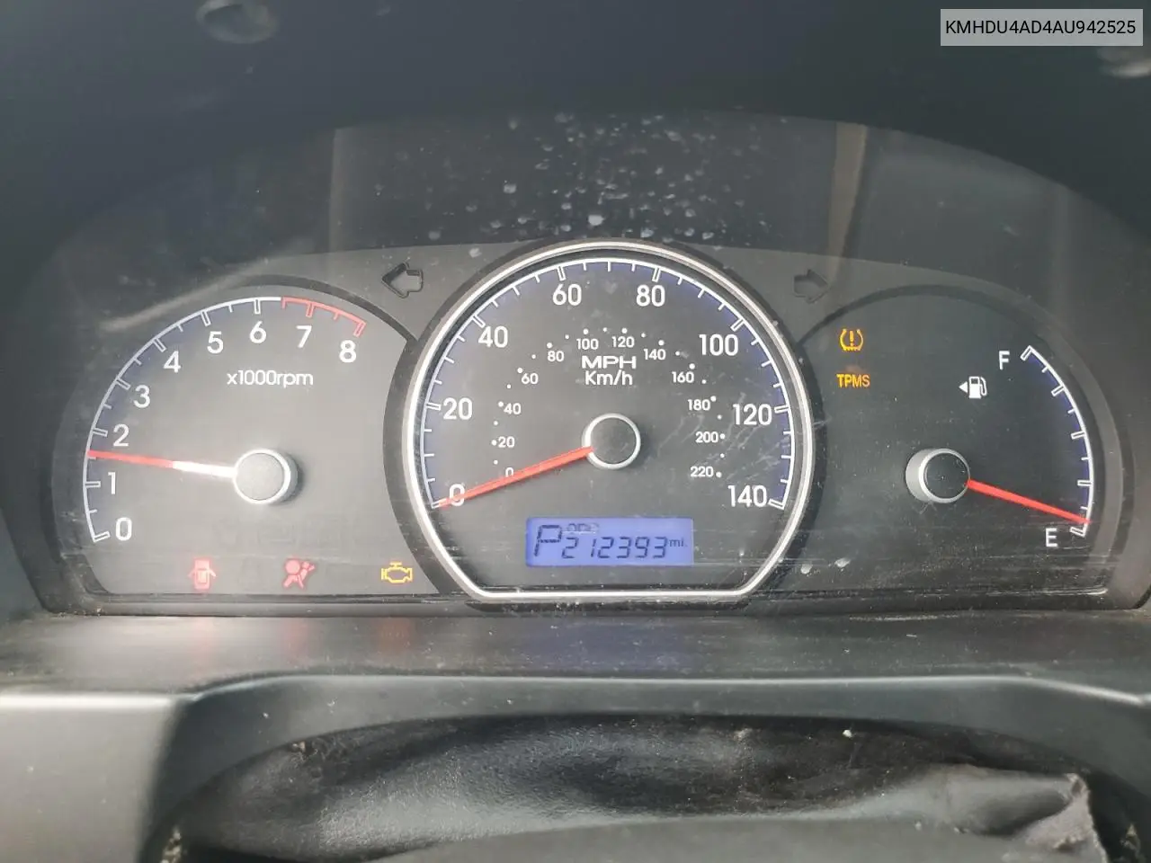 KMHDU4AD4AU942525 2010 Hyundai Elantra Gls