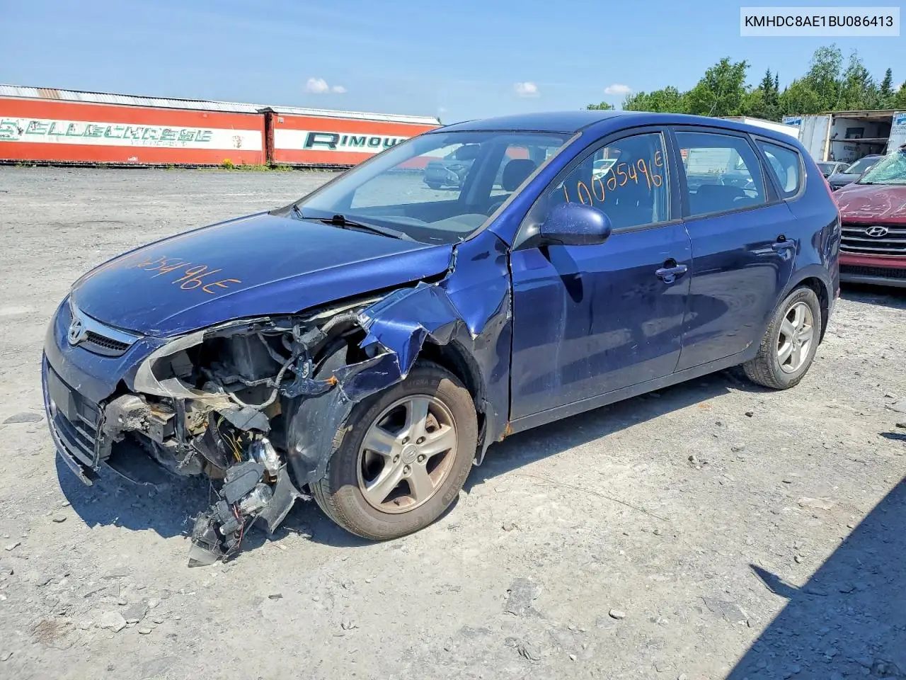 2011 Hyundai Elantra Touring Gls VIN: KMHDC8AE1BU086413 Lot: 60025496