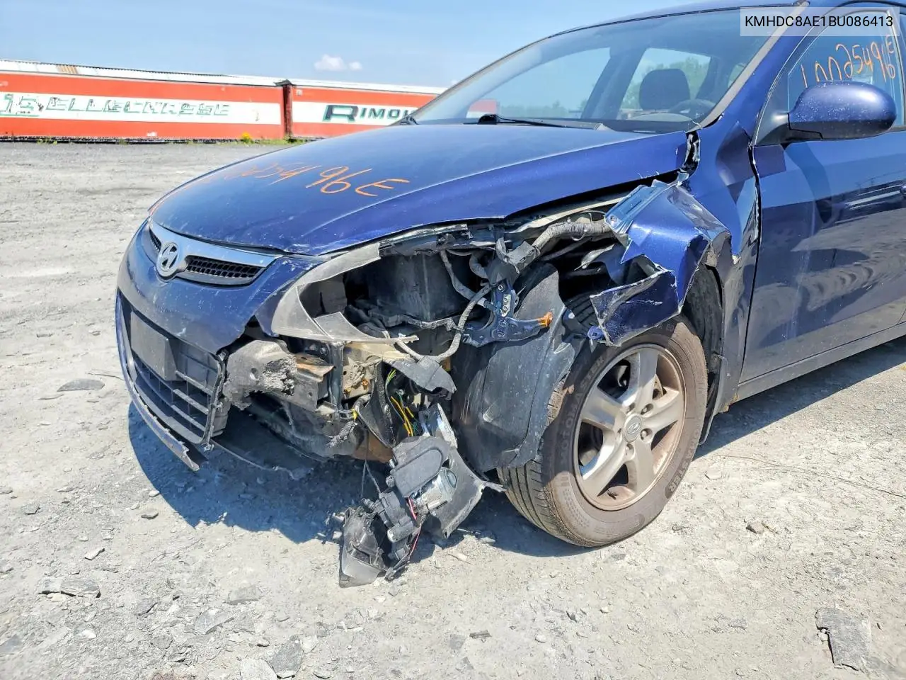 2011 Hyundai Elantra Touring Gls VIN: KMHDC8AE1BU086413 Lot: 60025496