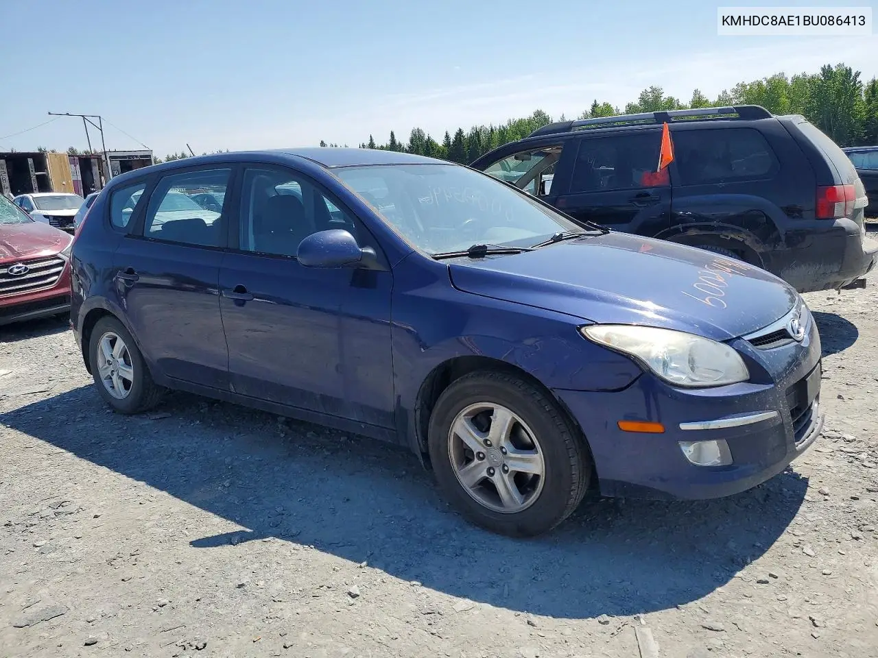 2011 Hyundai Elantra Touring Gls VIN: KMHDC8AE1BU086413 Lot: 60025496