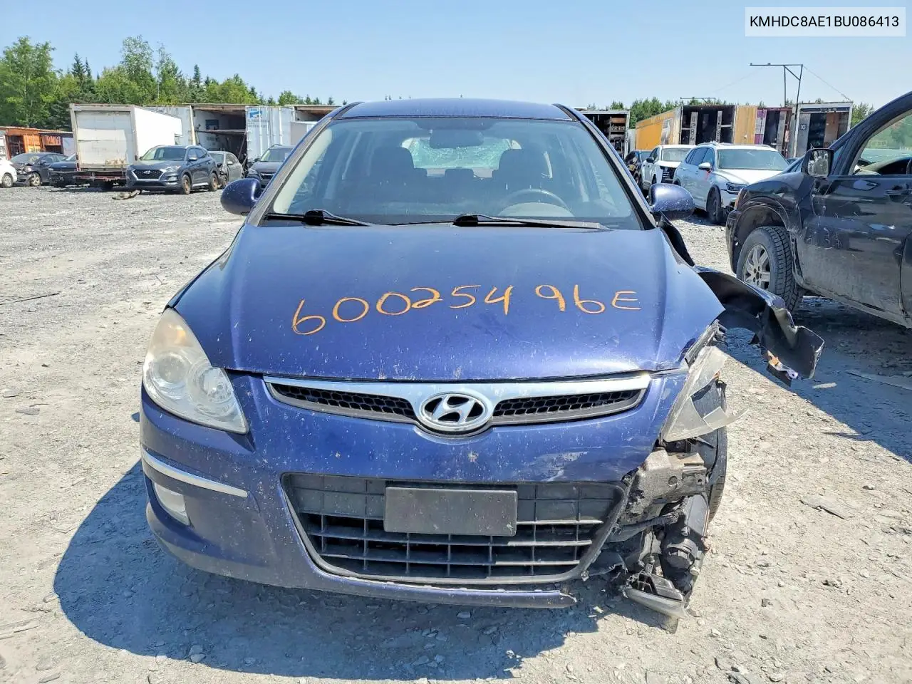 2011 Hyundai Elantra Touring Gls VIN: KMHDC8AE1BU086413 Lot: 60025496