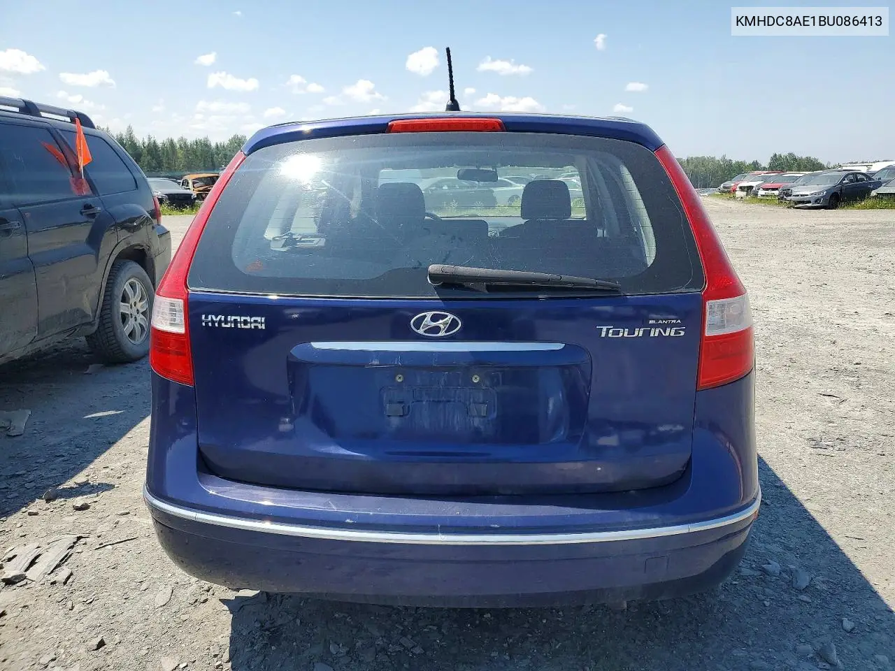 2011 Hyundai Elantra Touring Gls VIN: KMHDC8AE1BU086413 Lot: 60025496