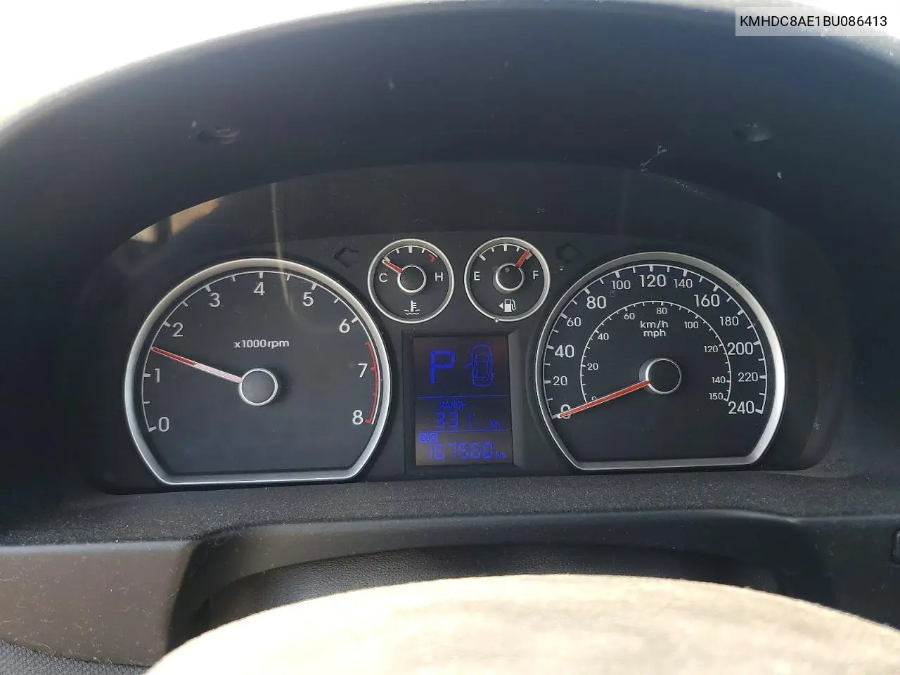 2011 Hyundai Elantra Touring Gls VIN: KMHDC8AE1BU086413 Lot: 60025496